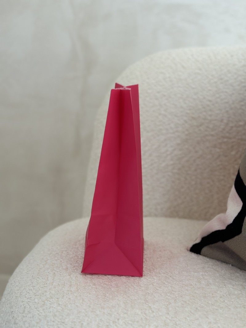 Paper Bag - Raspberry M