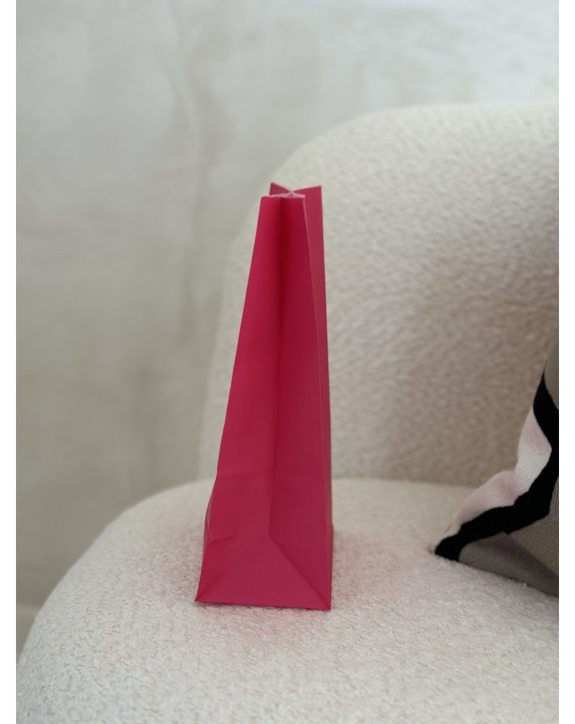 Paper Bag - Raspberry M