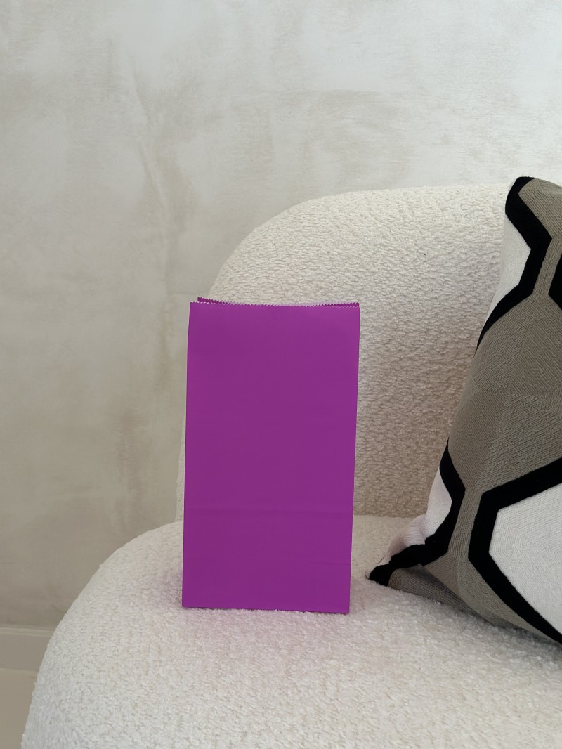 Papiertüte - Violett M