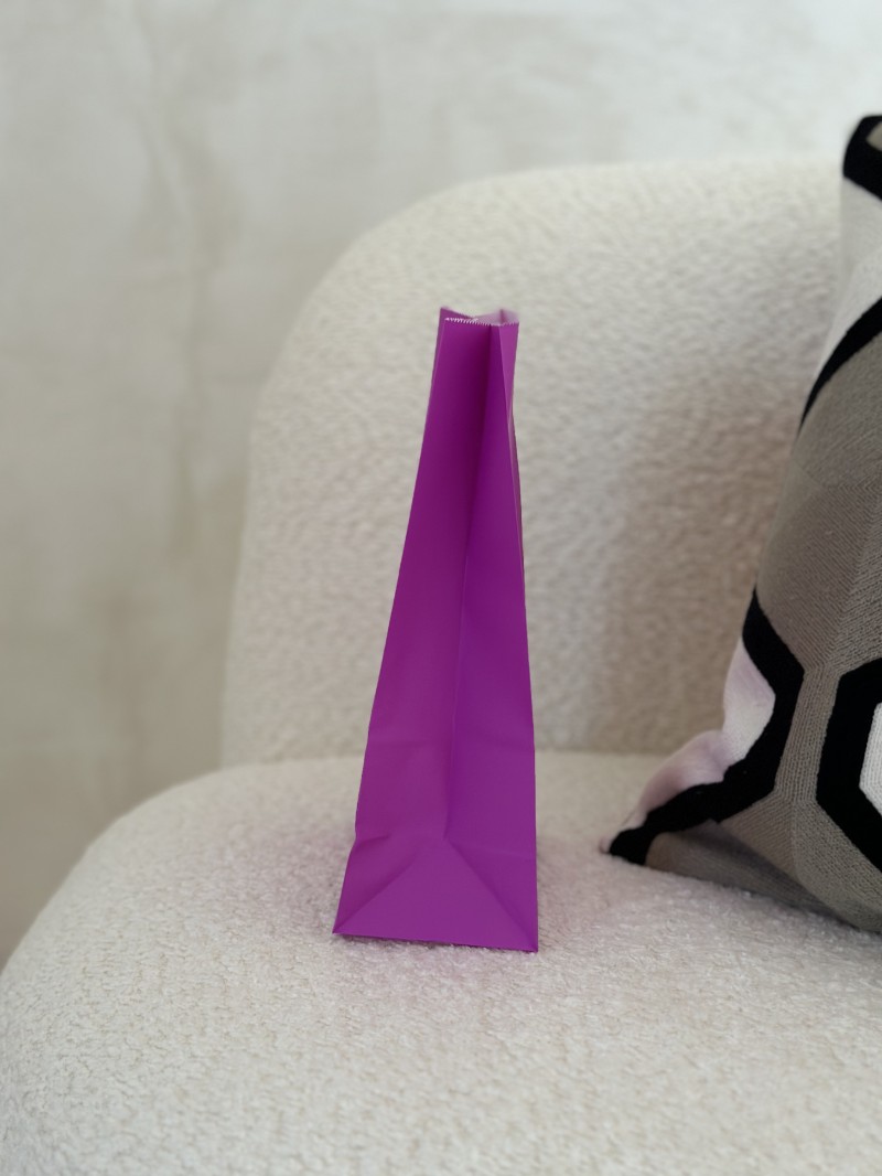 Papiertüte - Violett M