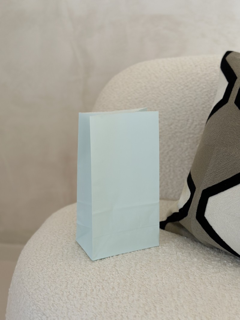 Bolsa de Papel - Azul Pastel M