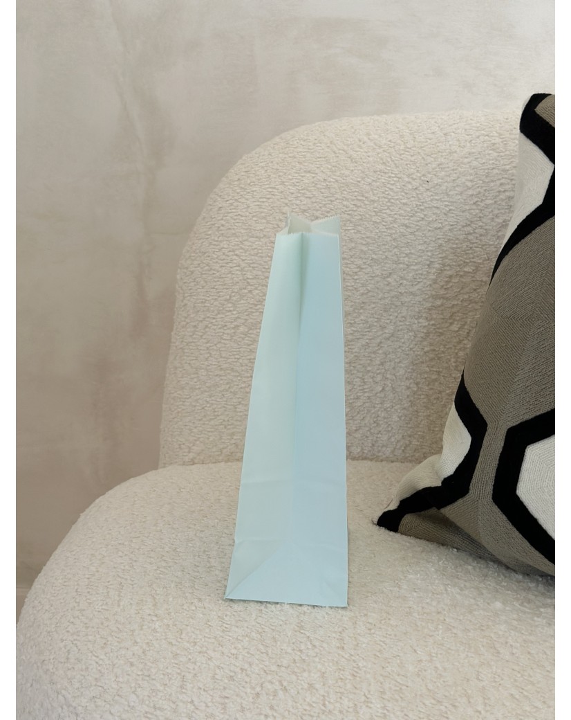Papiertüte - Pastellblau M