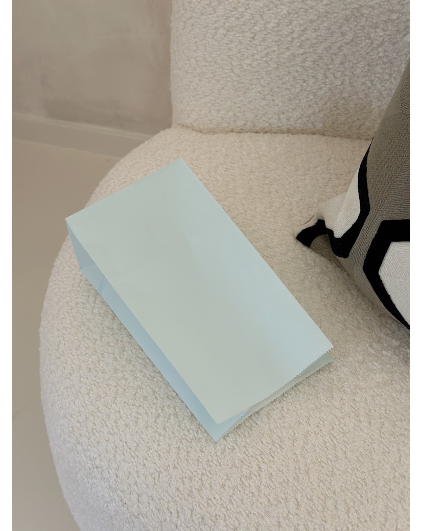 Papiertüte - Pastellblau M