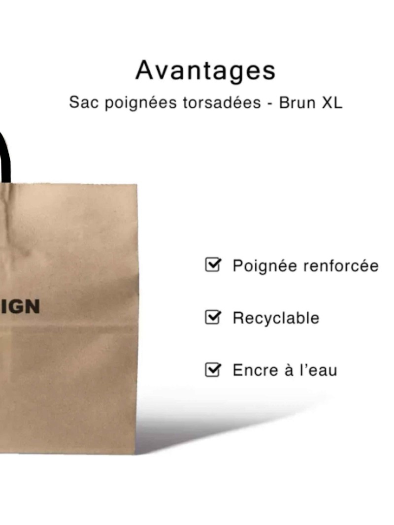 Kraft Bag XL Black Handles – The Pro Choice For Big Formats