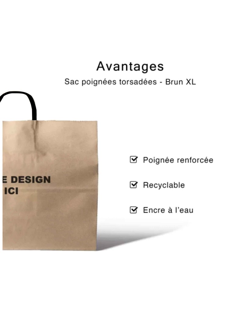 Kraft Bag XL Black Handles – The Pro Choice For Big Formats