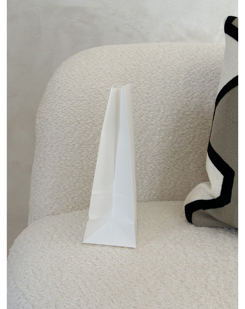 Papierbeutel - Weiß M