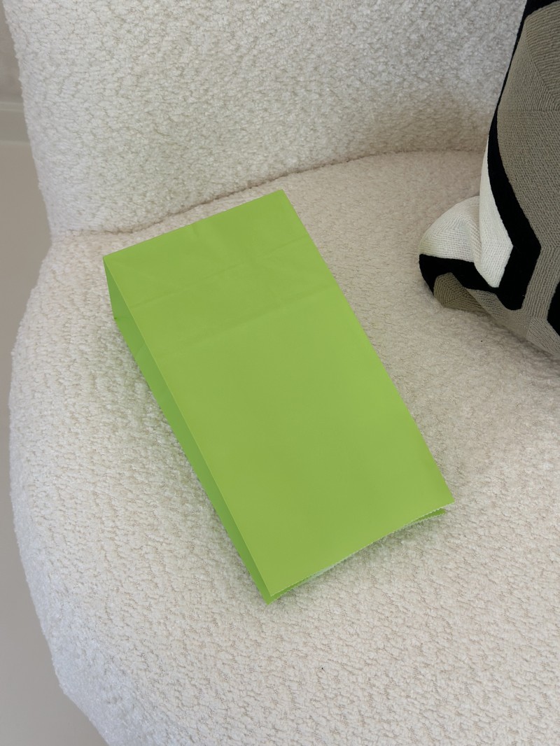 Paper Bag - Apple Green M