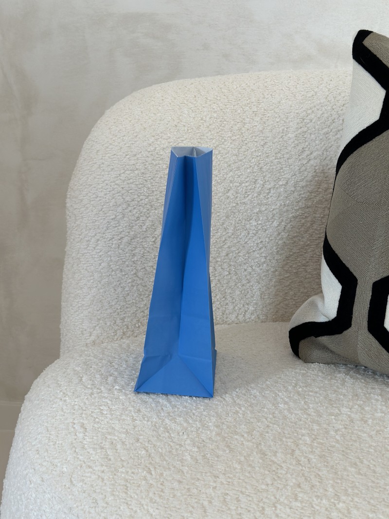 Bolsa de Papel - Azul Eléctrico M