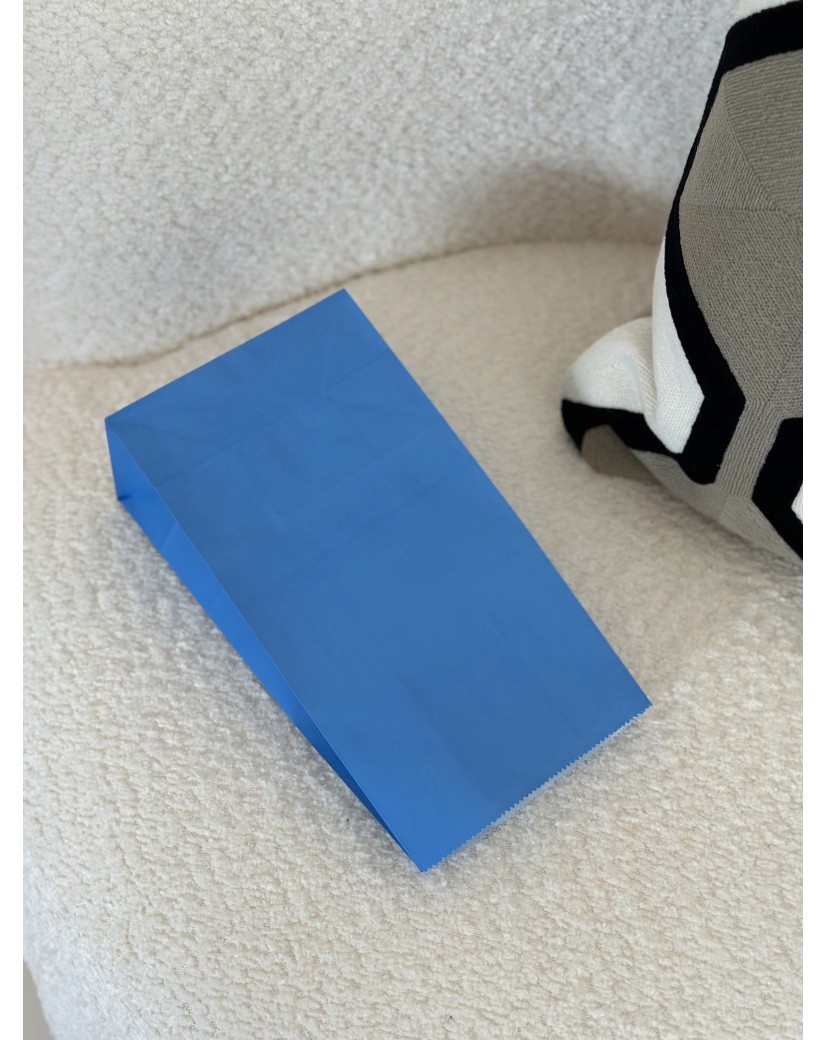 Bolsa de Papel - Azul Eléctrico M