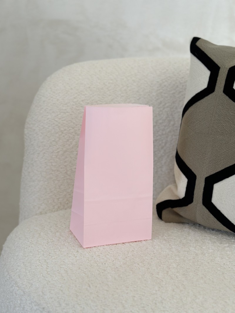 Bolsa de Papel - Rosa Pálido M