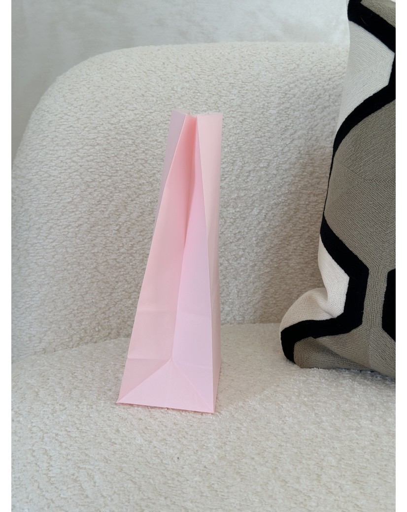 Bolsa de Papel - Rosa Pálido M