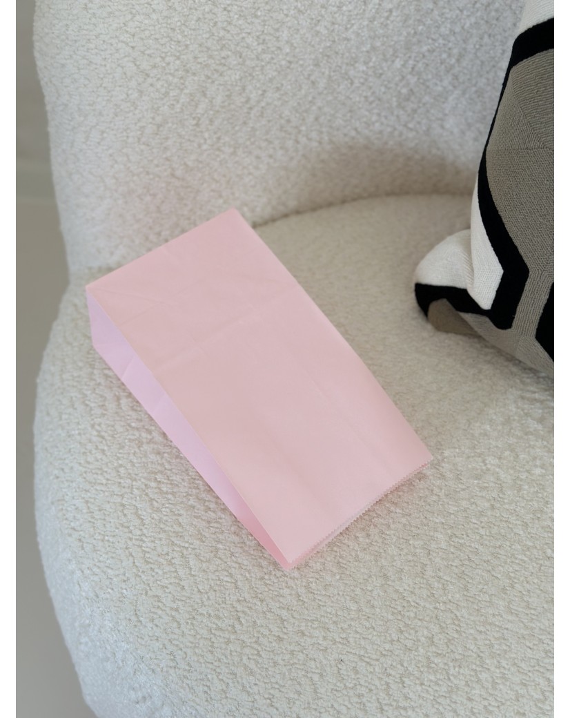 Papiertüte - Zartrosa M
