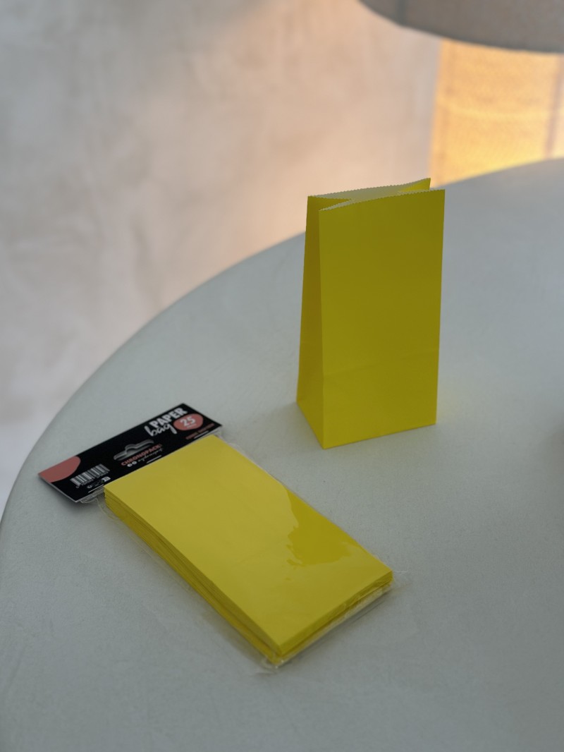 Chronopack paper bag - Jaune vif S