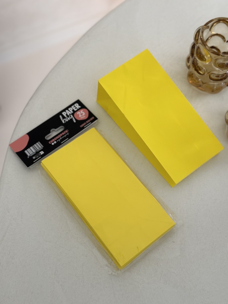 Chronopack paper bag - Jaune vif S