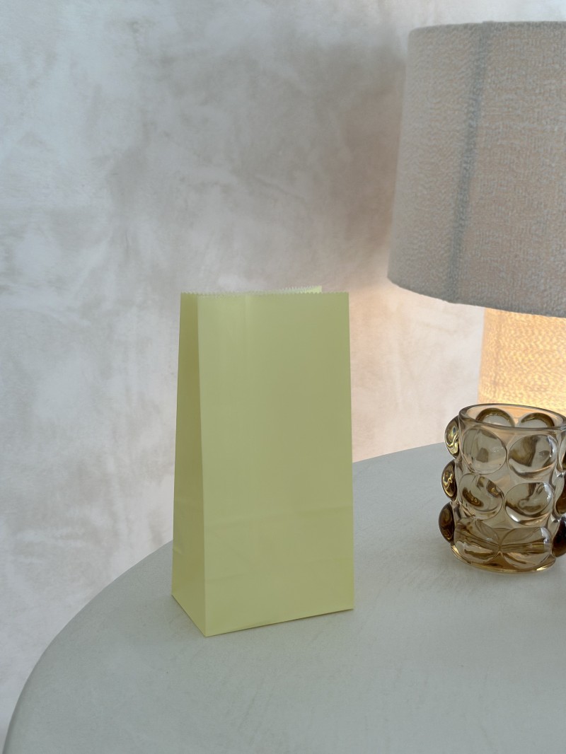 Paper Bag - Jaune Pastel S