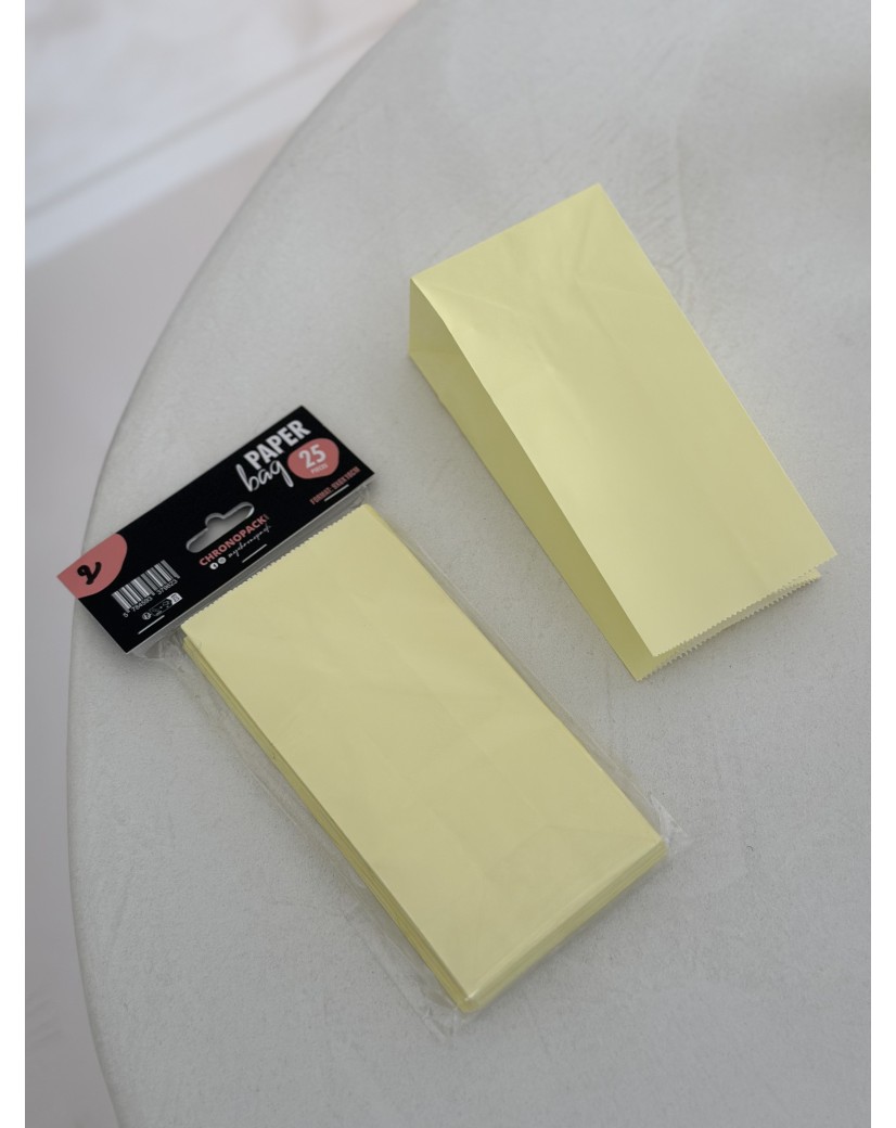Paper Bag - Jaune Pastel S