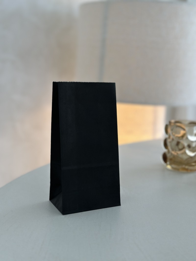 Papieren tas – Zwart S