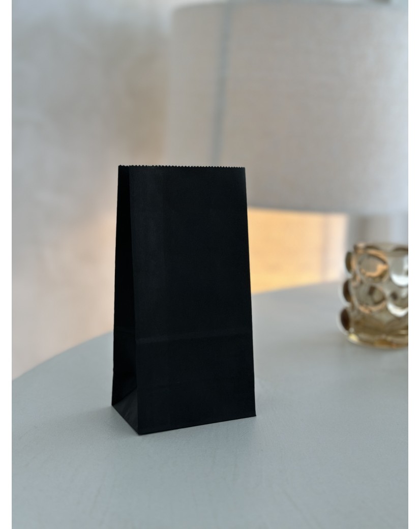 Papierbeutel – Schwarz S