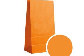 Papieren Geschenkzakje - Oranje M