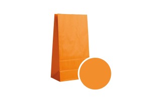 Papieren juwelenzakje - Oranje S
