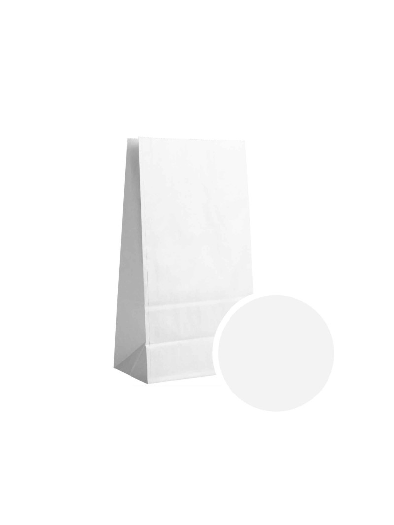 Papierbeutel – Weiß S