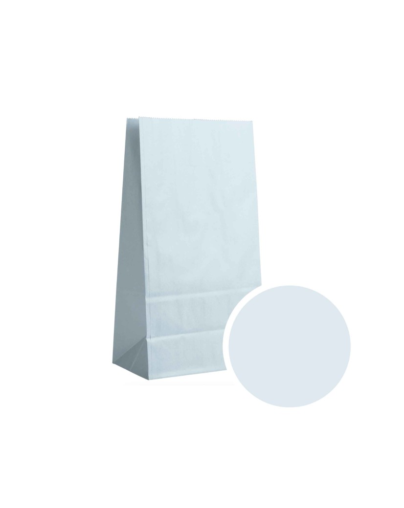 Papieren Tas - Pastelblauw M