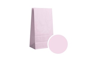 Bolsa de papel - Rosa pálido S