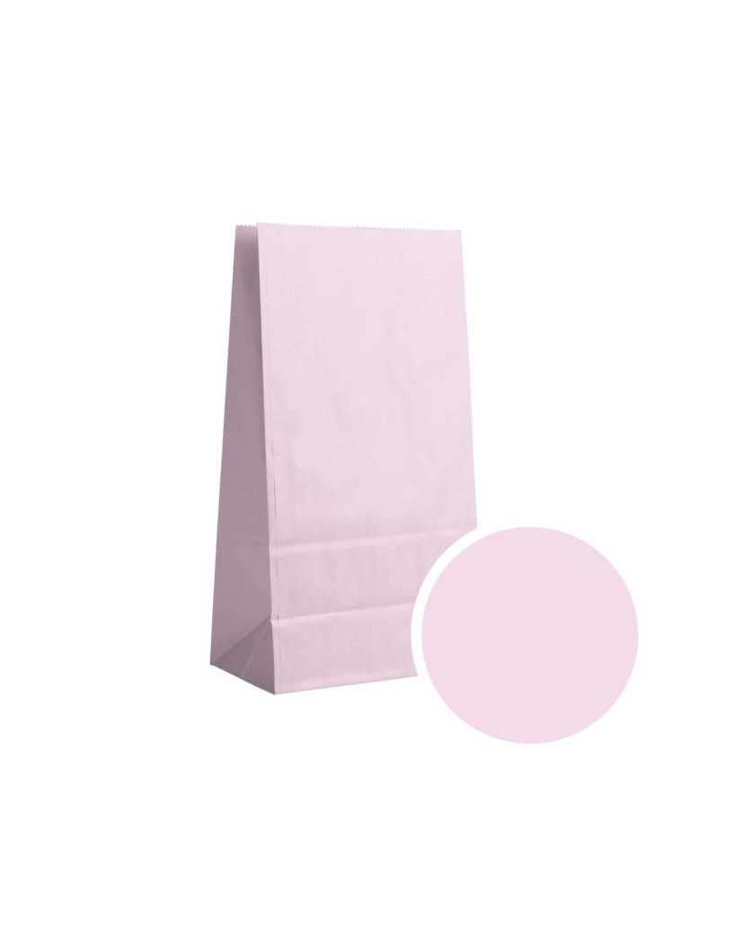 Papieren Tas - Lichtroze M