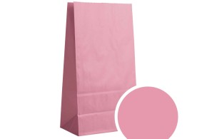 Papieren geschenkzakje - Roze M