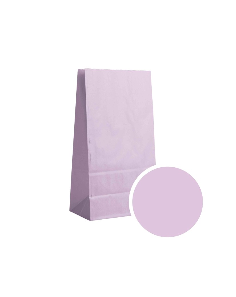 Papier Tasche - Flieder M