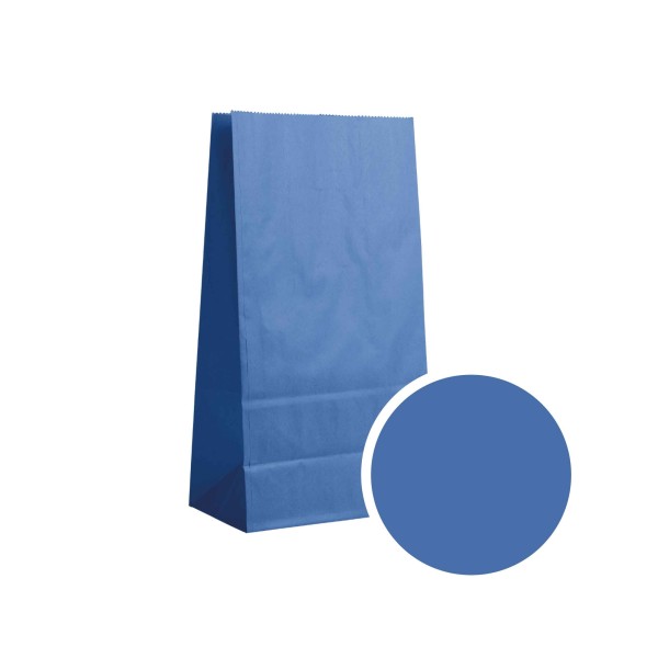 Papiertüte - Elektrisches Blau M