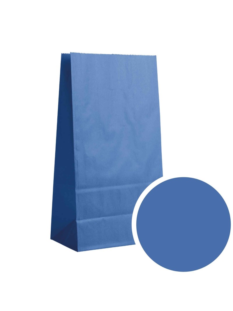 Bolsa de Papel - Azul Eléctrico M