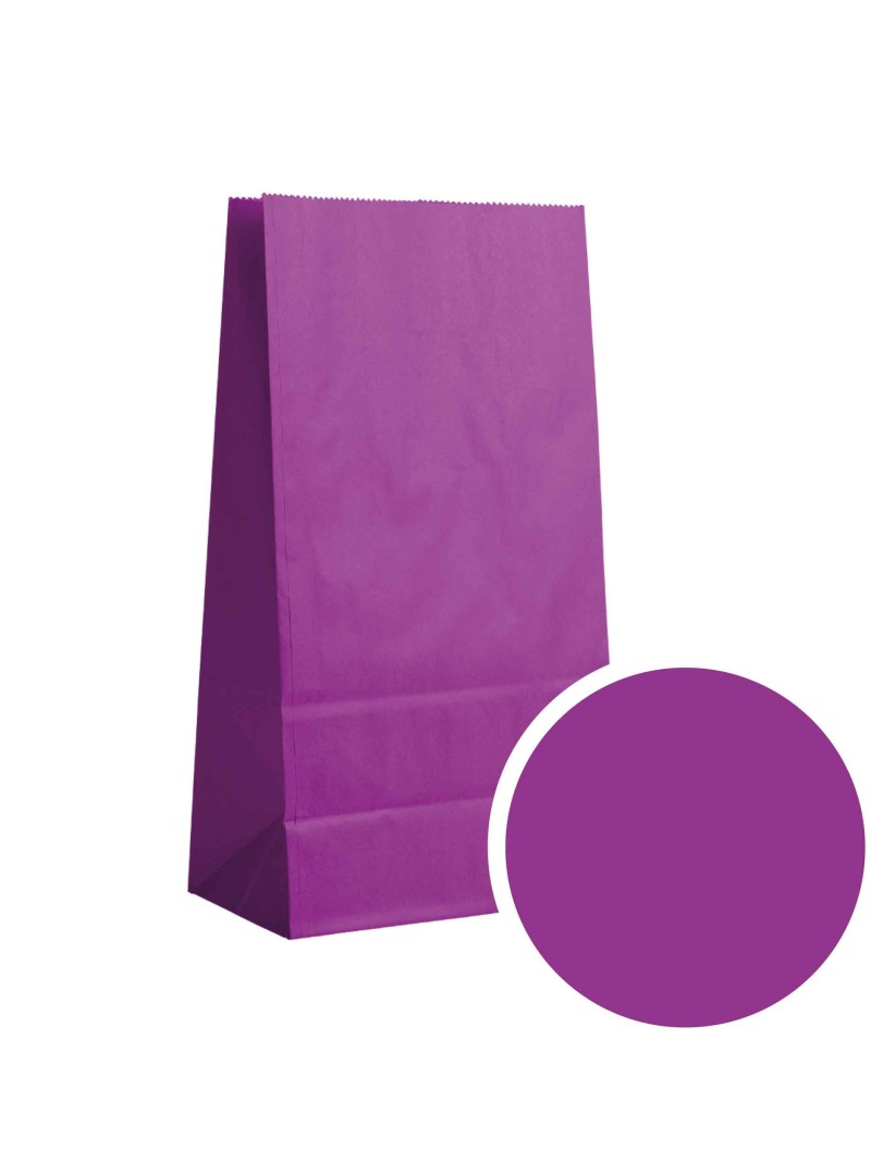 Papiertüte - Violett M