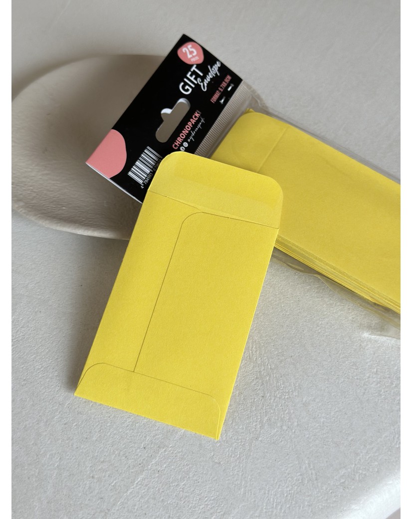 Sobre para regalo – Amarillo brillante XS