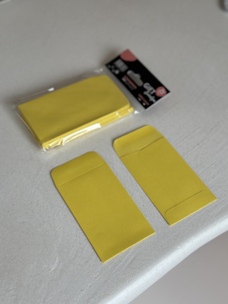 Sobre para regalo – Amarillo brillante XS