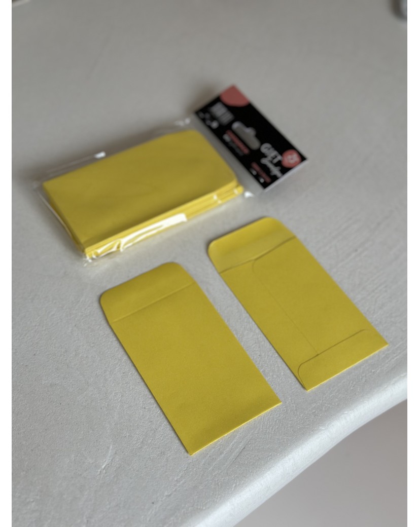 Sobre para regalo – Amarillo brillante XS