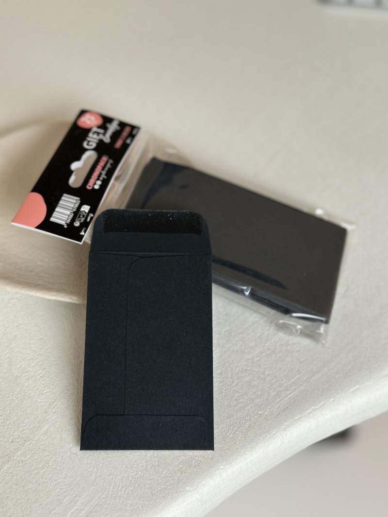 Gift Envelope – Black XS