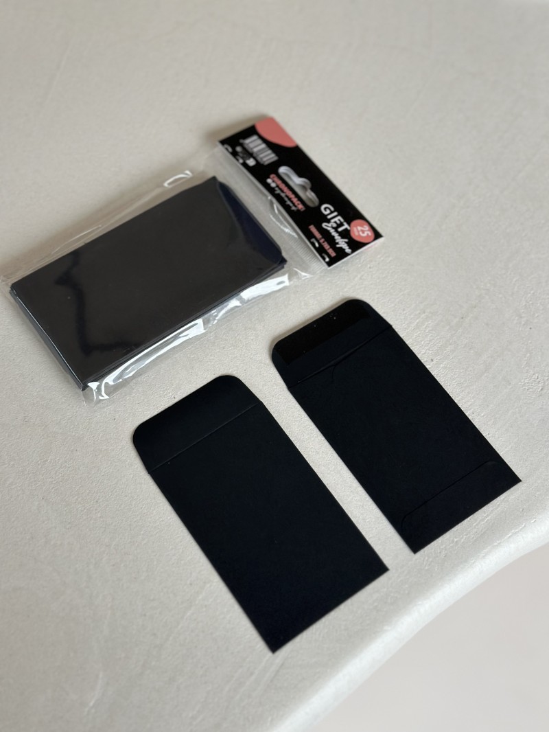 Gift Envelope – Black XS