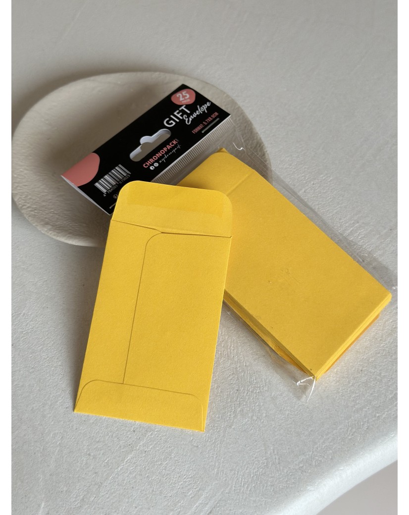 Sobre para regalo – Amarillo oscuro XS