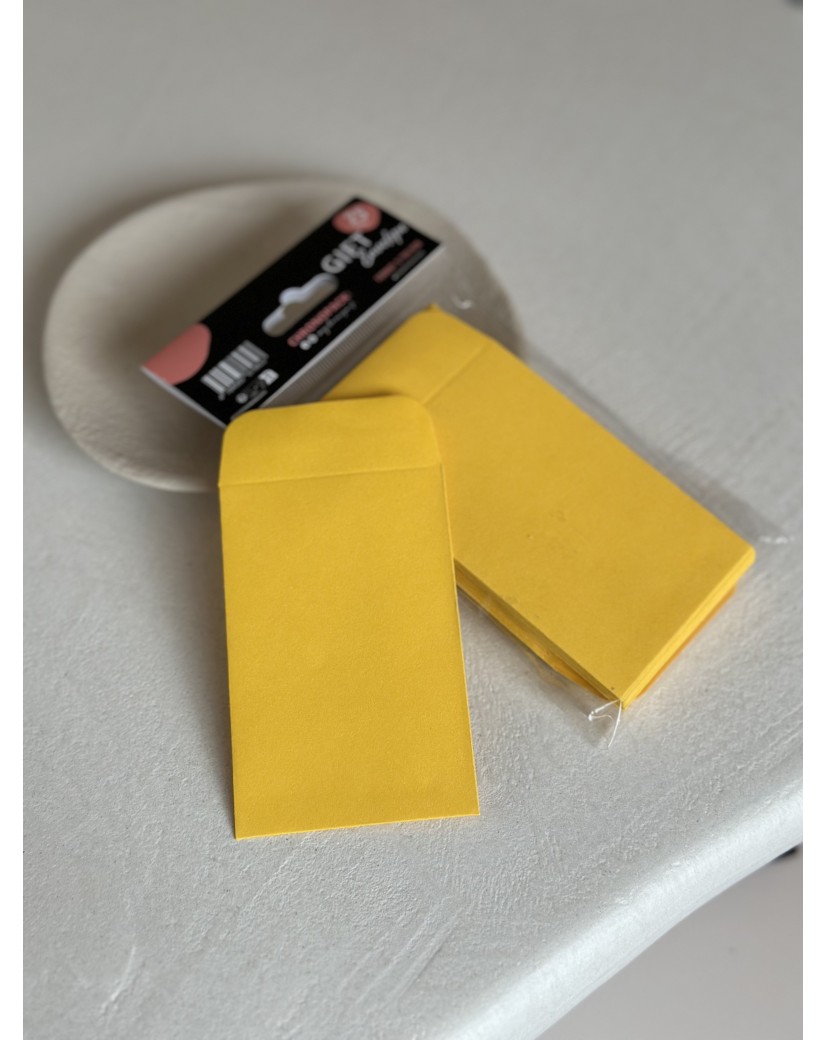 Sobre para regalo – Amarillo oscuro XS