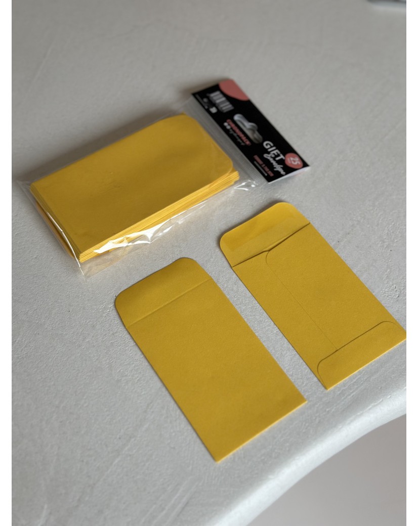 Sobre para regalo – Amarillo oscuro XS