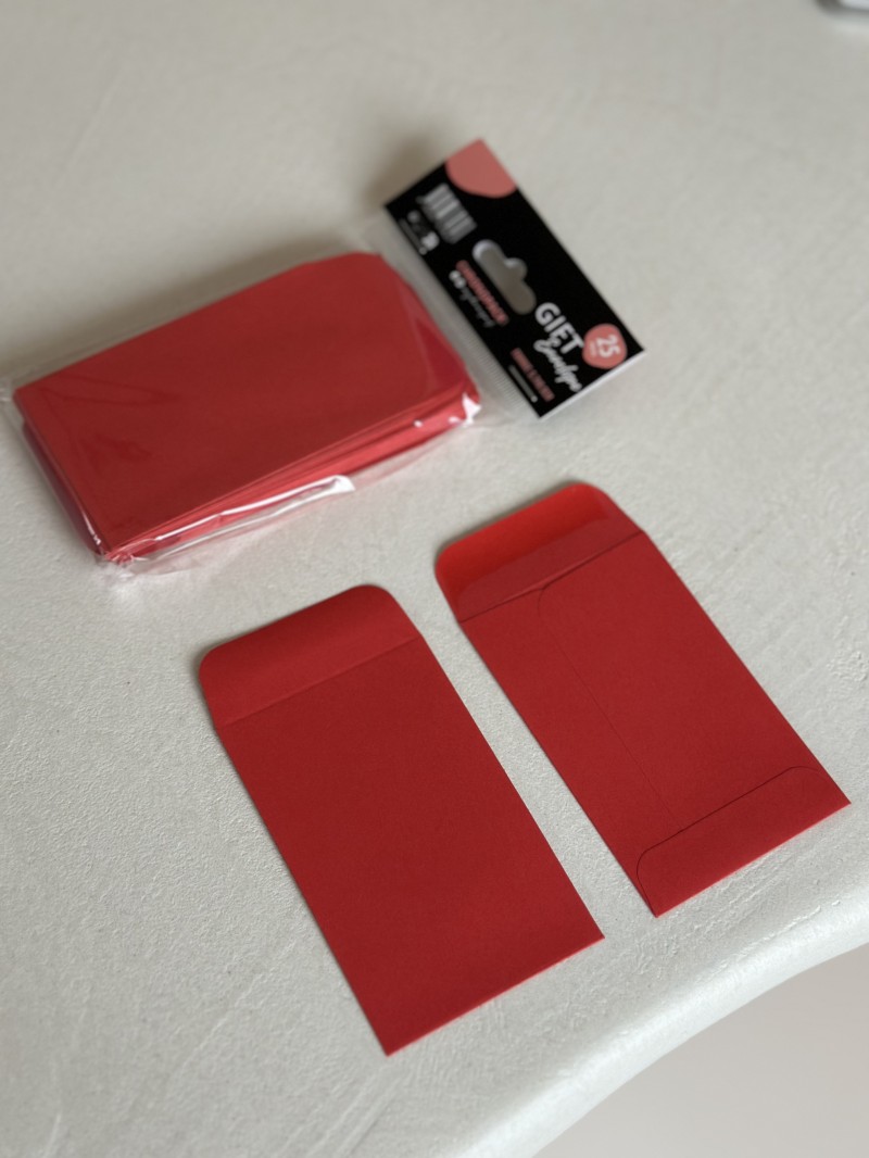 Gift Envelope – Red XS