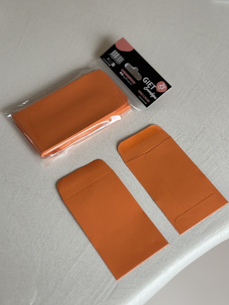 Cadeauenvelop – Oranje XS