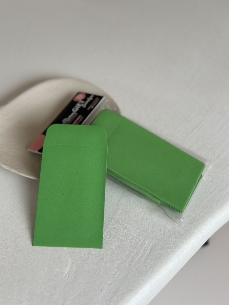 Sobre para regalo – Verde abeto XS