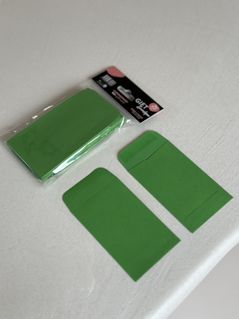 Sobre para regalo – Verde abeto XS
