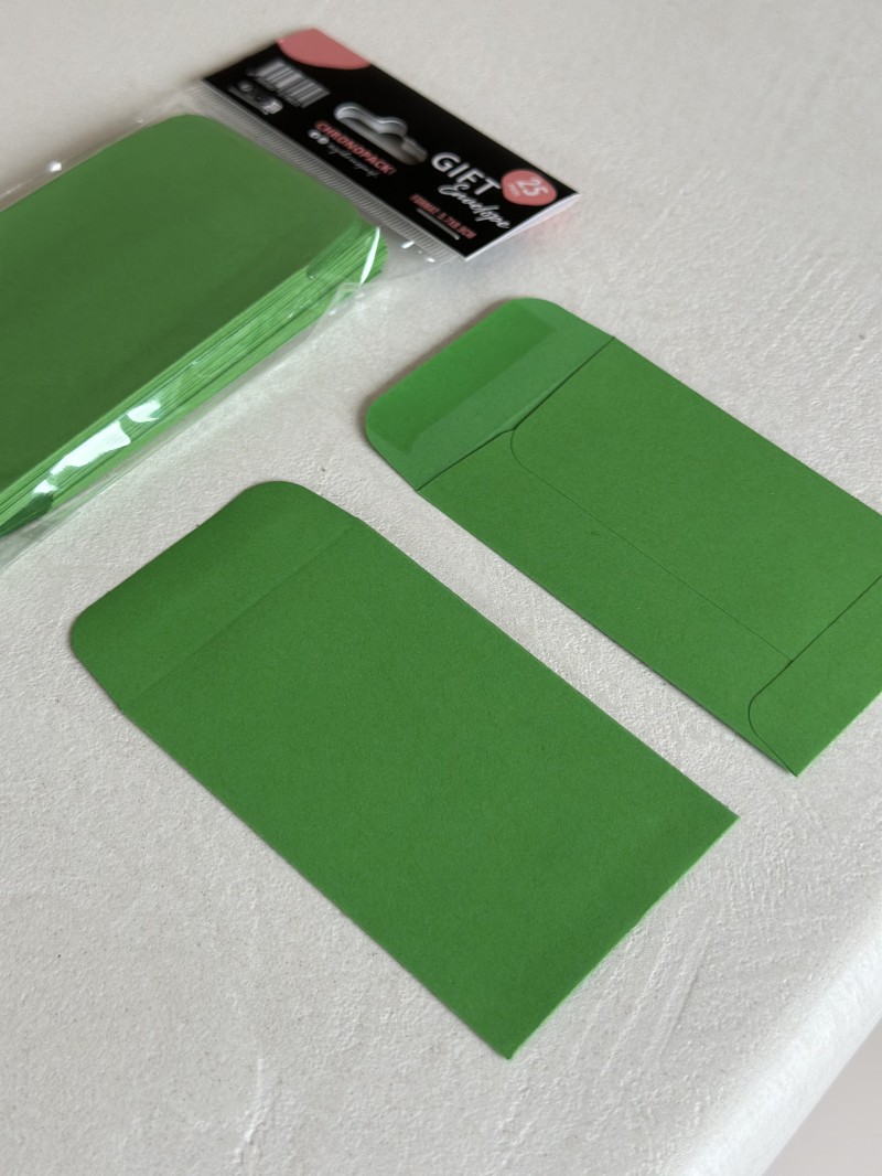 Sobre para regalo – Verde abeto XS