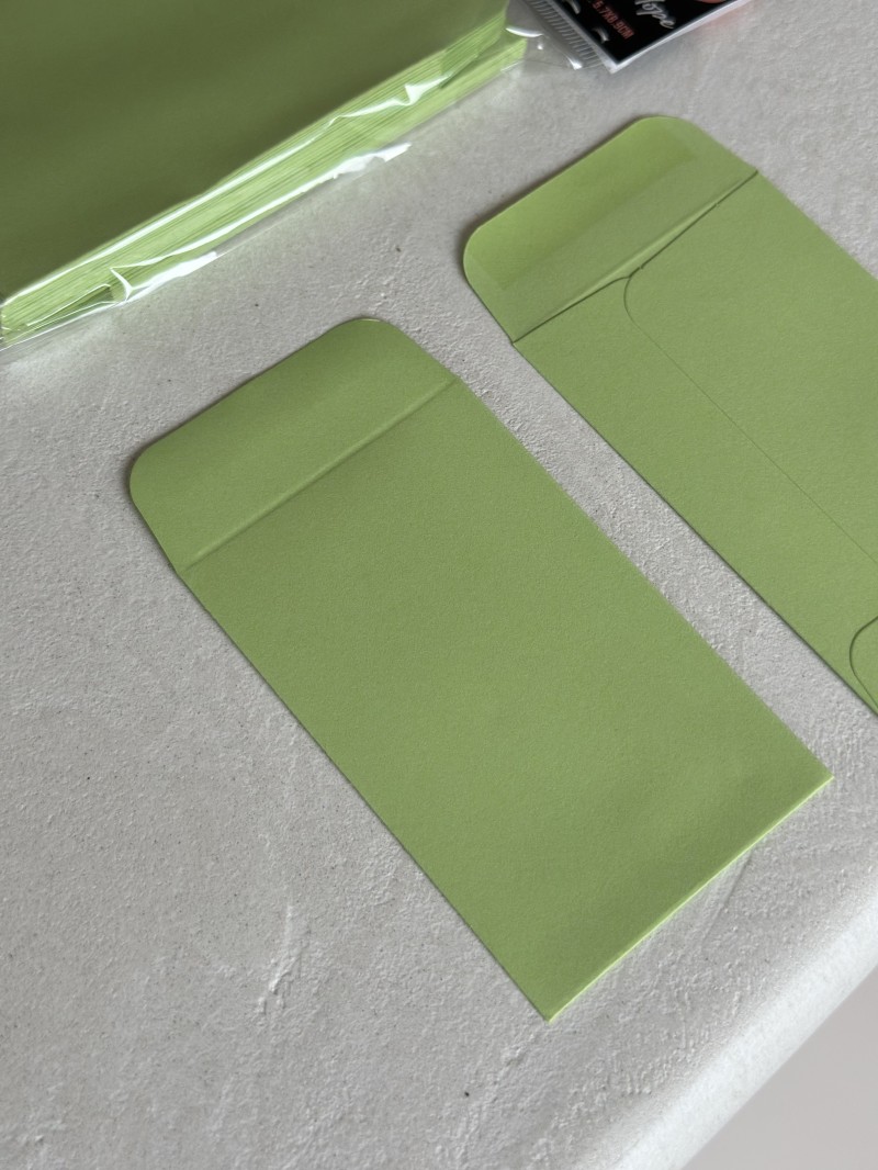 Sobre para regalo – Verde pastel XS