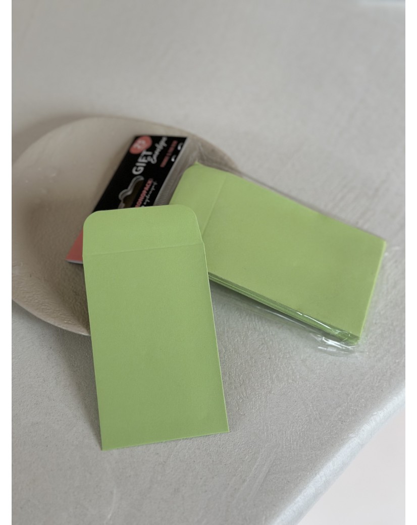 Sobre para regalo – Verde pastel XS