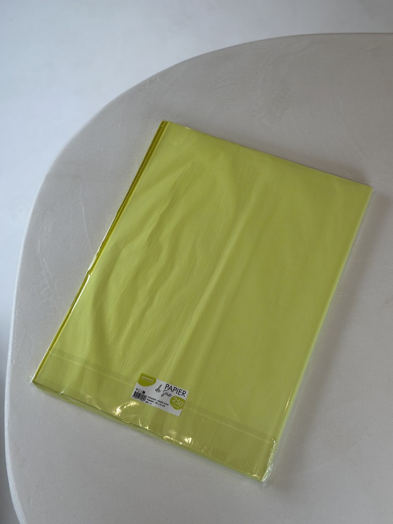 Tissue paper - Fluo Yellow l Best quality & price on the market
