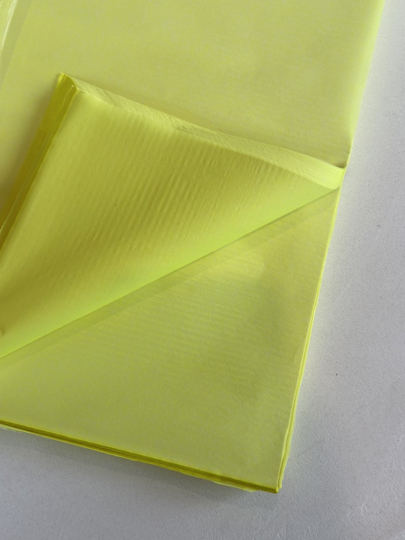 Tissue paper - Fluo Yellow l Best quality & price on the market